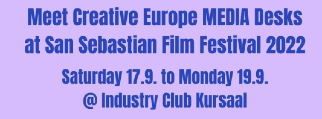 Kreatív Európa MEDIA a San Sebastian Filmfesztiválon